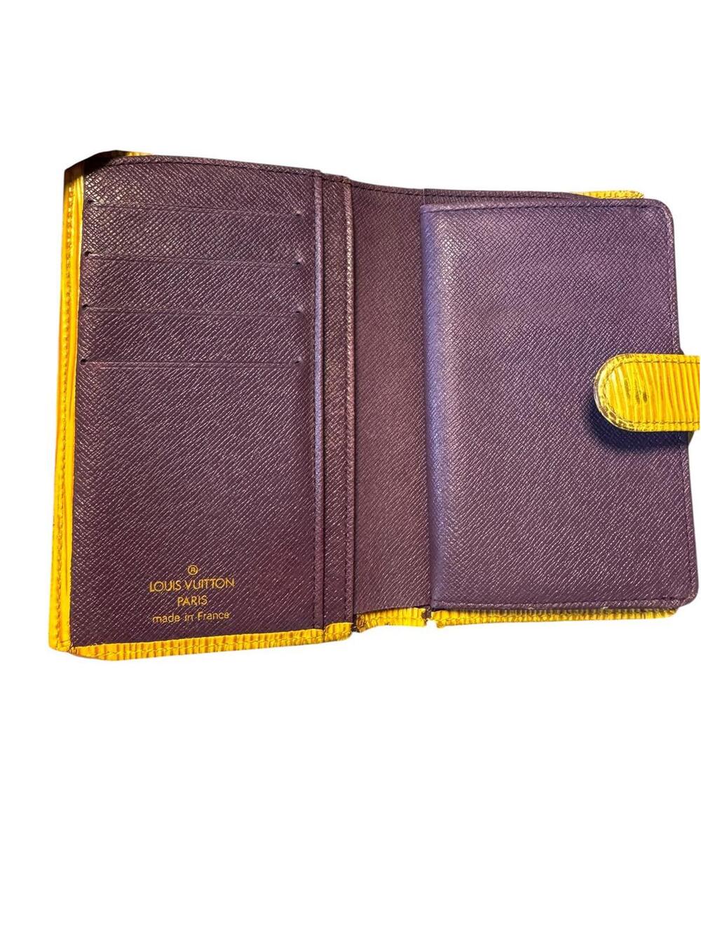 Louis Vuitton Yellow Epi Leather Wallet - Picture 6 of 9
